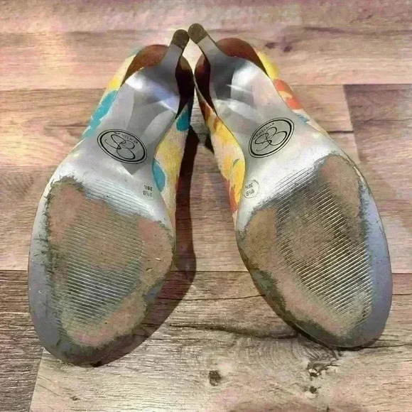 Women Jessica Simpson Multicolored Heel Sz. 9.5B/39.5 - Picture 5 of 6
